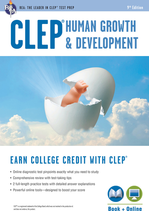 Cover image for book CLEP® Human Growth & Development Book + Online
