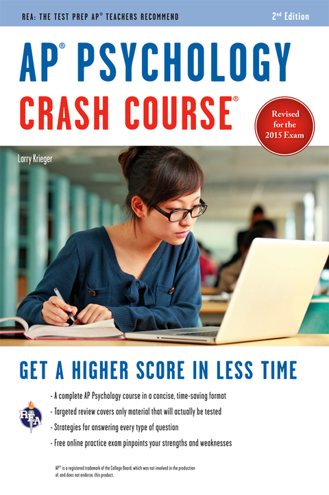 Cover image for book AP® Psychology Crash Course, 2nd Ed., Book + Online