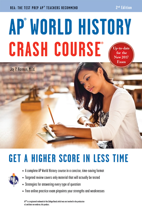 Cover image for book AP® World History Crash Course, 2nd Ed.,  Book + Online