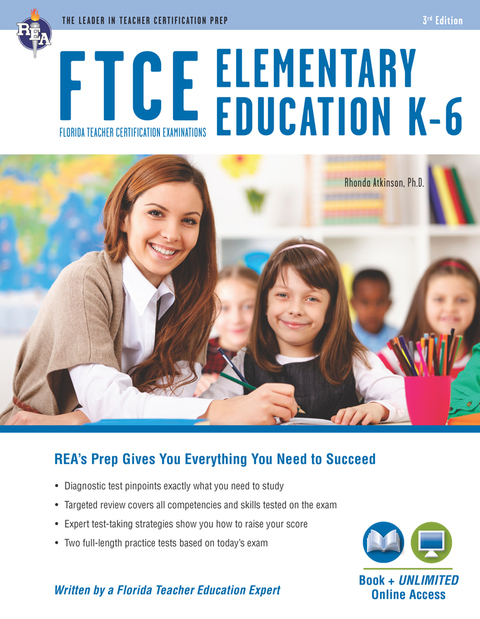 Cover image for book FTCE Elementary Education K-6 Book + Online