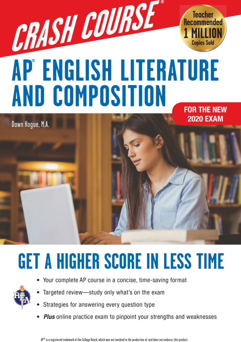 Cover image for book AP® English Literature & Composition Crash Course, Book + Online