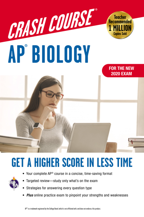Cover image for book AP® Biology Crash Course,  Book + Online