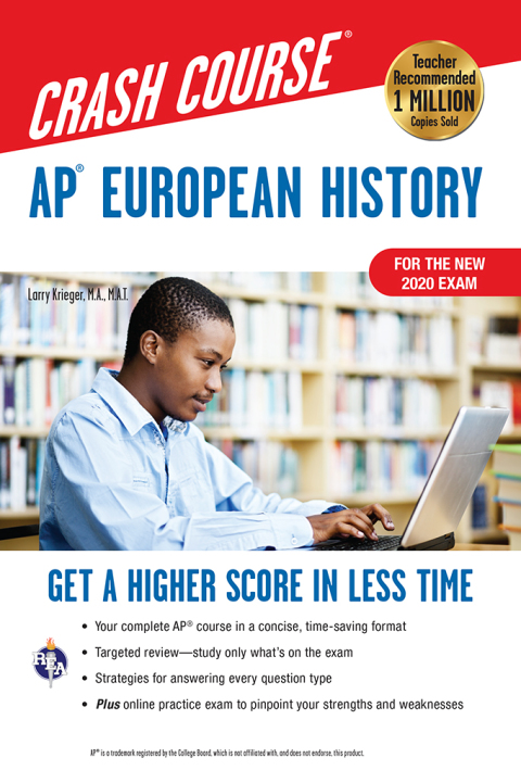 Cover image for book AP® European History Crash Course,  Book + Online