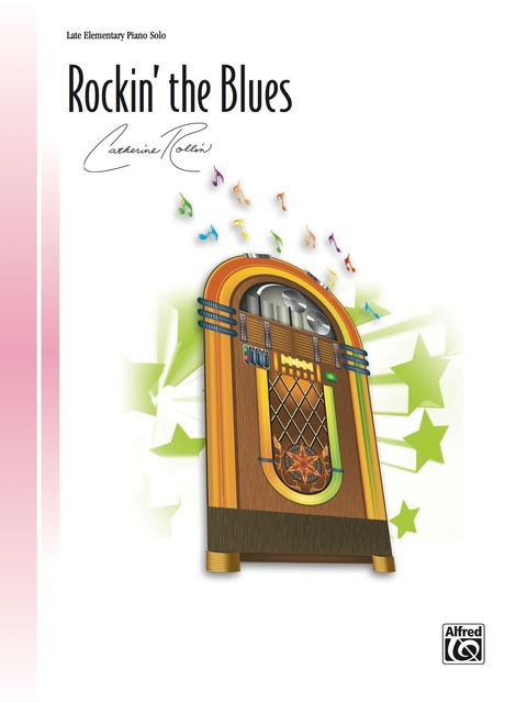Cover image for book Rockin' the Blues: Piano Solo Sheet Music