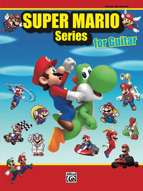 Cover image for book Super Mario Series for Guitar: 34 Super Mario Themes From the Nintendo® Video Game Collection Arranged for Guitar TAB
