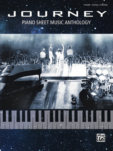 Cover image for book Journey: Piano Sheet Music Anthology: Piano/Vocal/Guitar Sheet Music Songbook Collection: Piano/Vocal/Guitar Sheet Music Songbook Collection