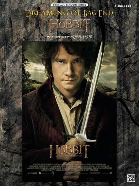 Cover image for book Dreaming of Bag End from The Hobbit: An Unexpected Journey: Advanced Piano Solo Sheet Music