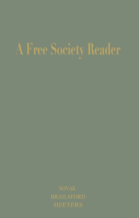 Cover image for book A Free Society Reader