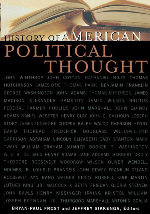 Cover image for book History of American Political Thought