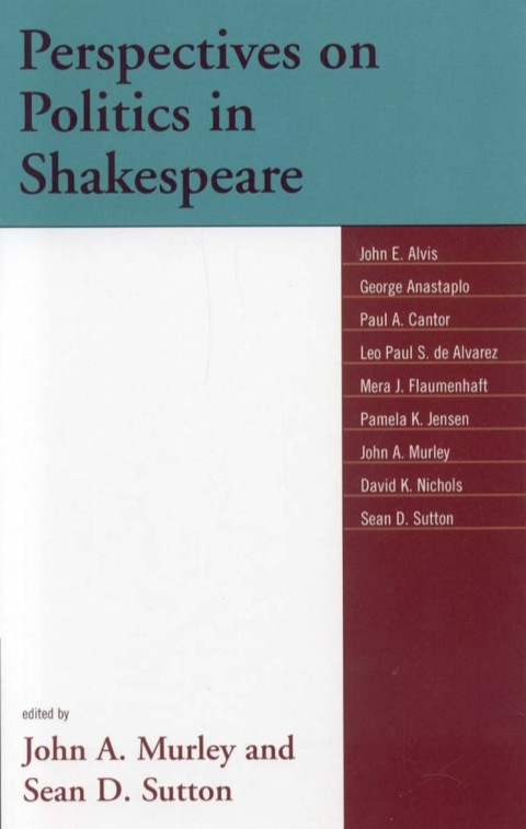 Cover image for book Perspectives on Politics in Shakespeare