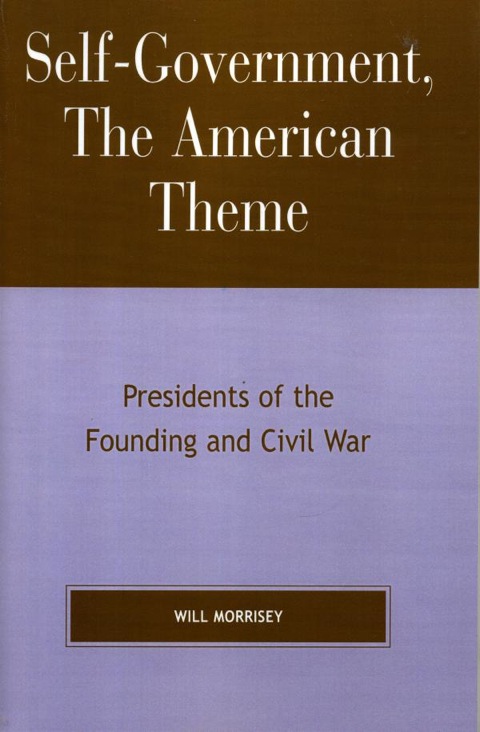 Cover image for book Self-Government, The American Theme