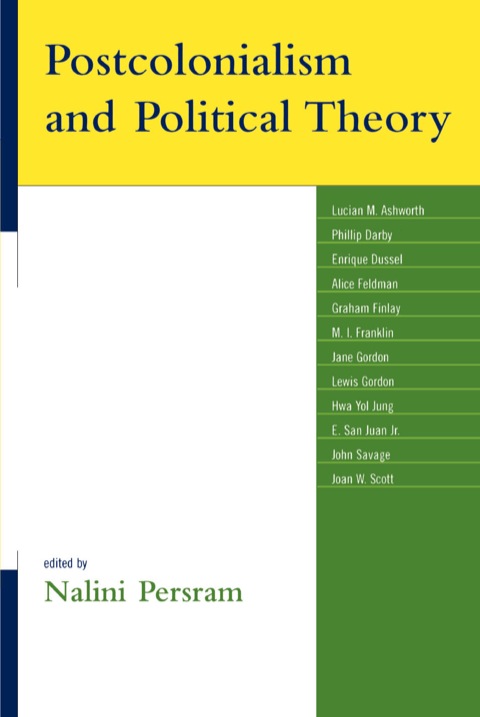 Cover image for book Postcolonialism and Political Theory