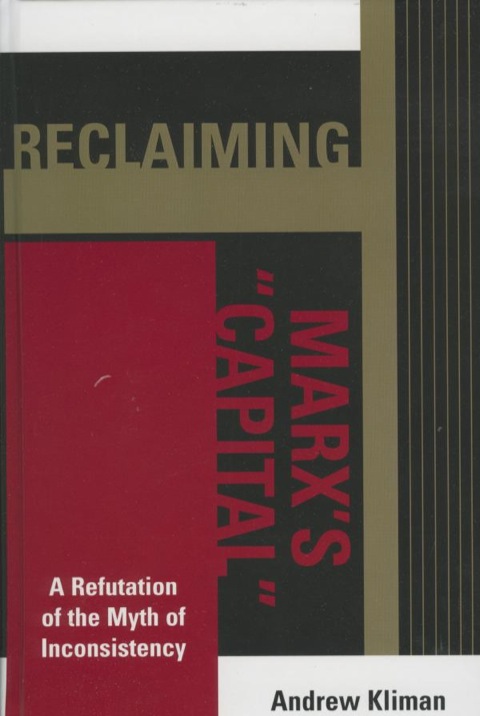 Cover image for book Reclaiming Marx's 'Capital'