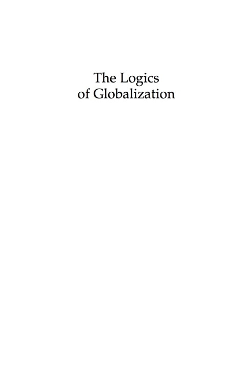 Cover image for book The Logics of Globalization