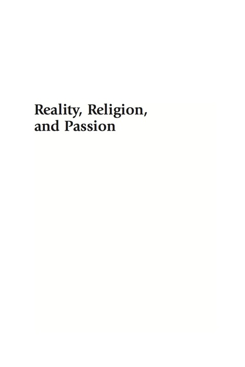 Cover image for book Reality, Religion, and Passion