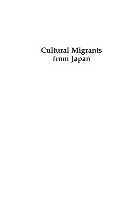 Cover image for book Cultural Migrants from Japan