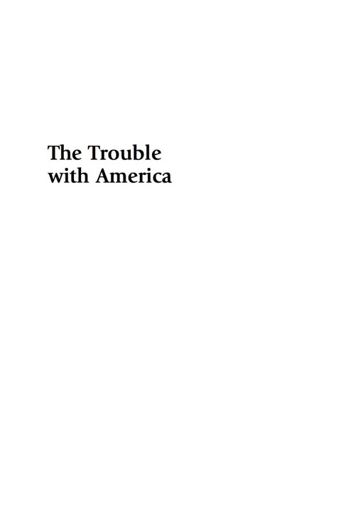 Cover image for book The Trouble with America
