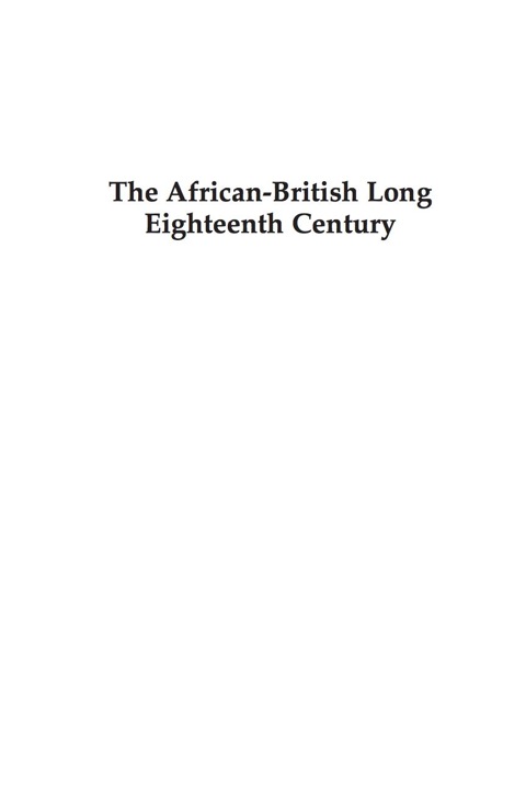 Cover image for book The African-British Long Eighteenth Century