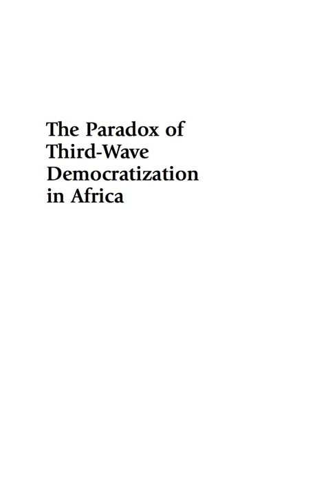 Cover image for book The Paradox of Third-Wave Democratization in Africa
