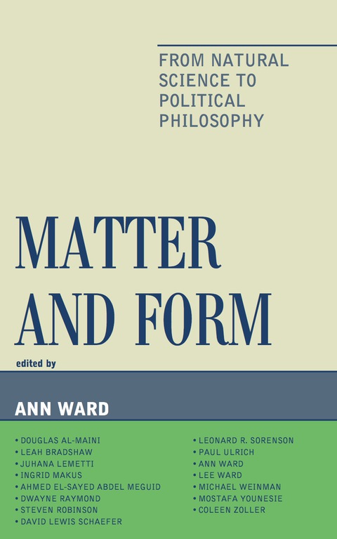 Cover image for book Matter and Form