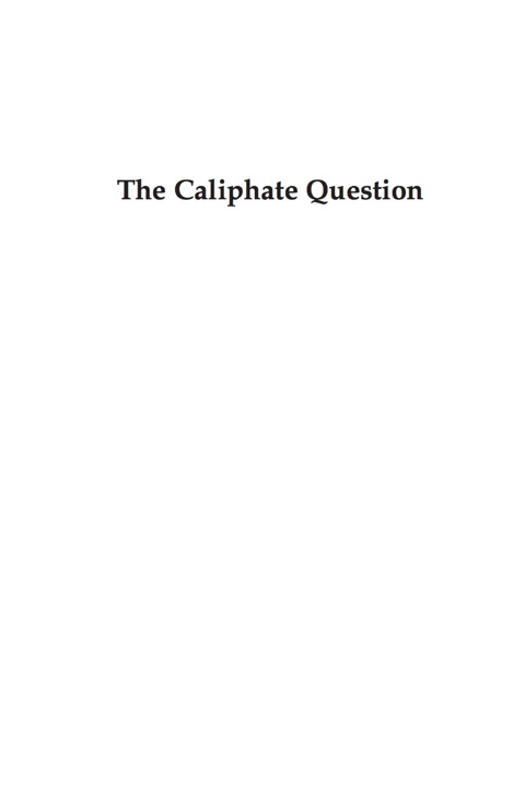 Cover image for book The Caliphate Question