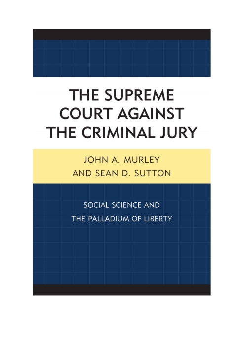 Supreme Court against the Criminal Jury 