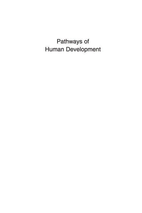 Cover image for book Pathways of Human Development