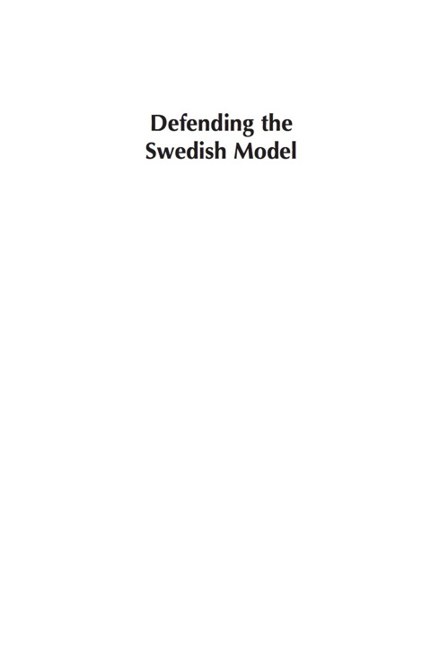 Cover image for book Defending the Swedish Model