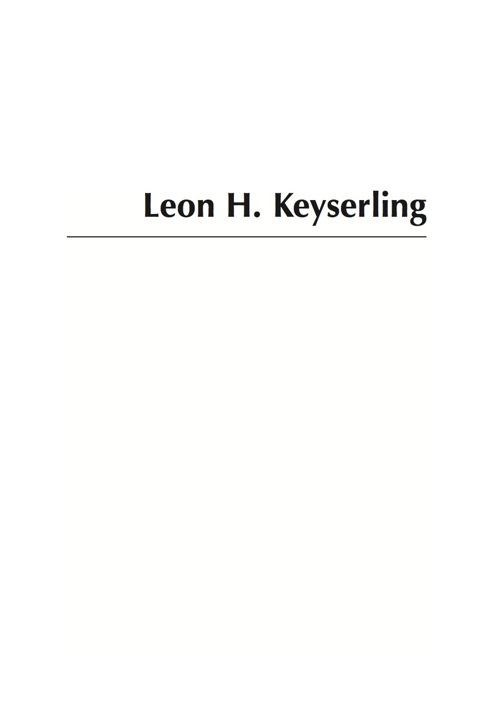 Cover image for book Leon H. Keyserling