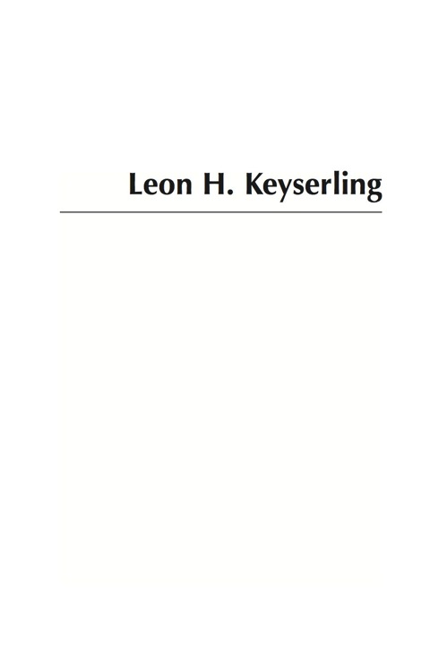 Cover image for book Leon H. Keyserling