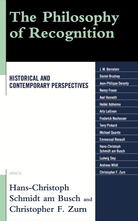Cover image for book The Philosophy of Recognition