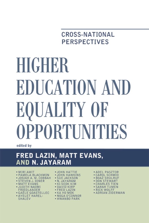 Higher Education and Equality of Opportunity 