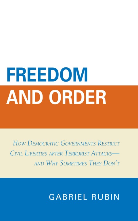 Cover image for book Freedom and Order