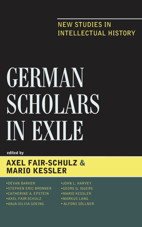 German Scholars in Exile 