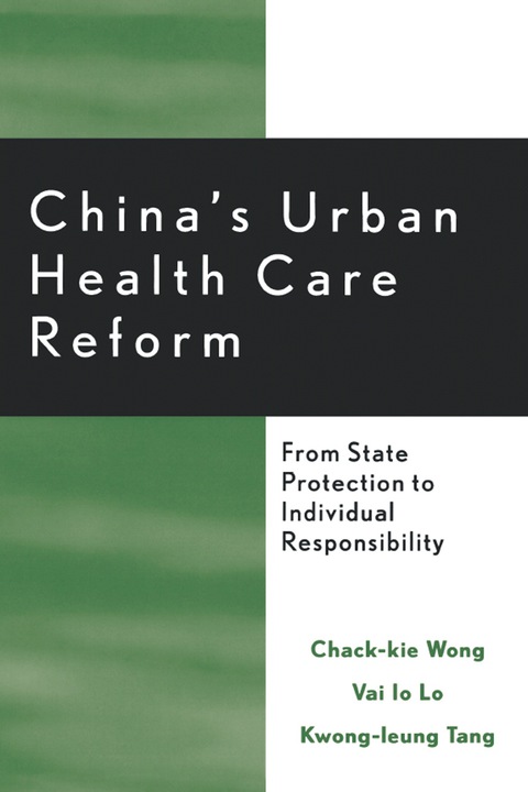 Cover image for book China's Urban Health Care Reform