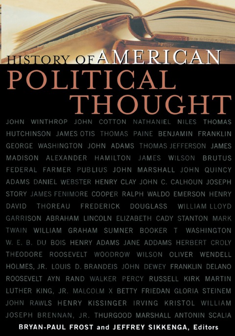 Cover image for book History of American Political Thought