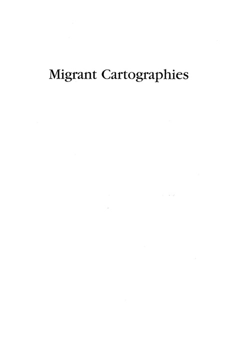Cover image for book Migrant Cartographies