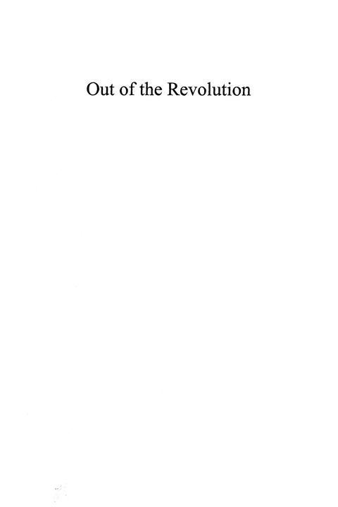 Cover image for book Out of the Revolution