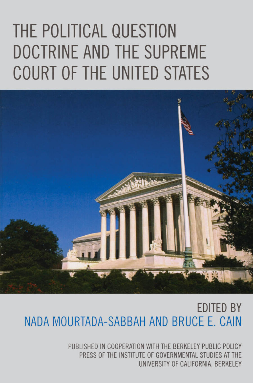 Reflowable The Political Question Doctrine and the Supreme Court of the United States; $38.28