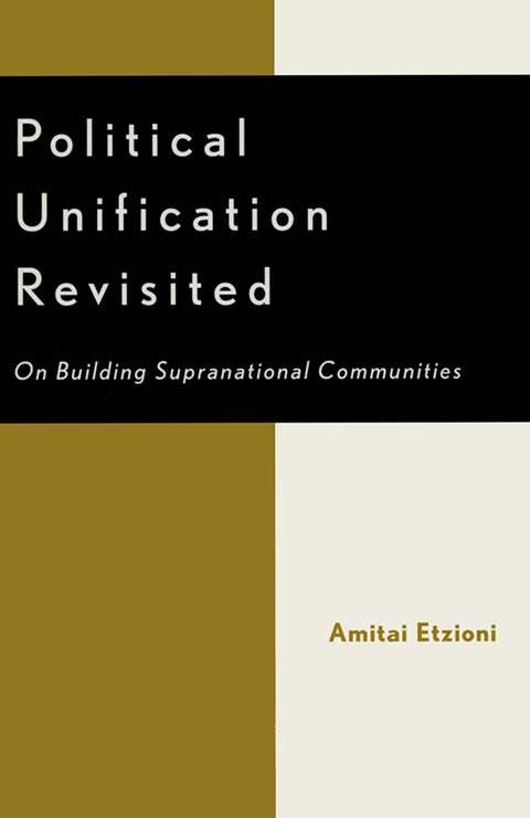 Cover image for book Political Unification Revisited