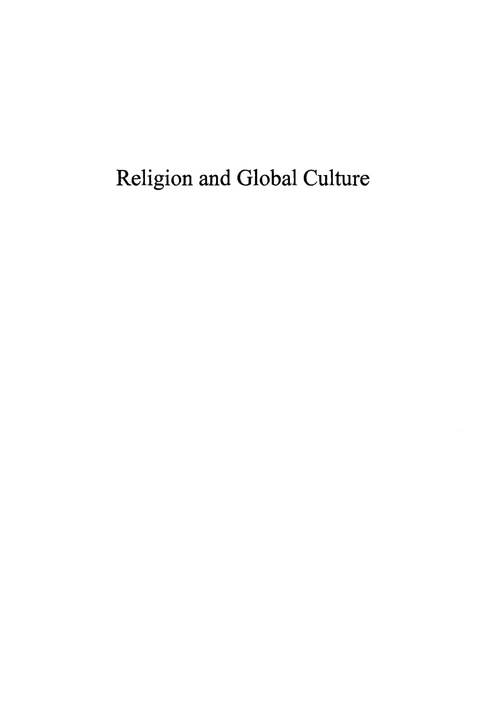 Cover image for book Religion and Global Culture