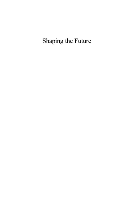 Cover image for book Shaping the Future