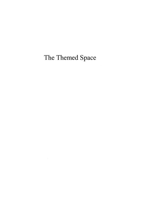 Cover image for book The Themed Space