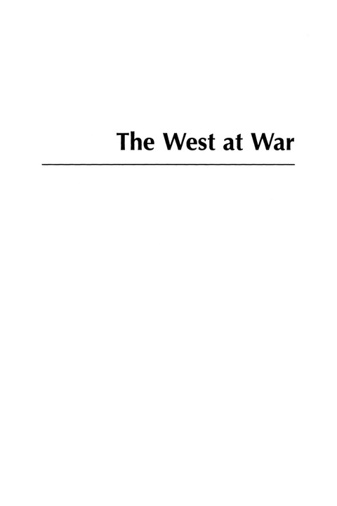 Cover image for book The West at War