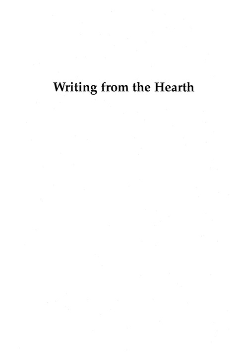 Cover image for book Writing from the Hearth