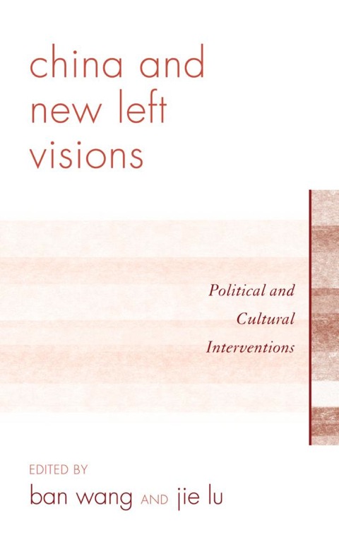 Cover image for book China and New Left Visions