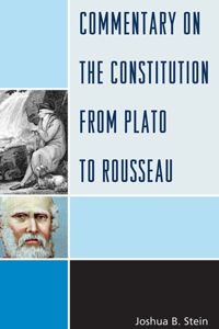 Cover image: Commentary on the Constitution from Plato to Rousseau 9780739167595