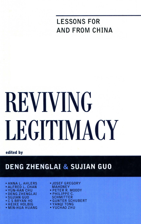 Cover image for book Reviving Legitimacy