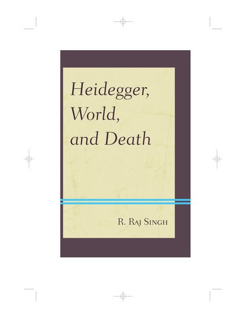 Cover image for book Heidegger, World, and Death