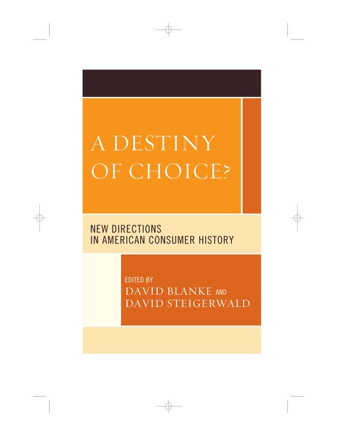 Cover image for book A Destiny of Choice?